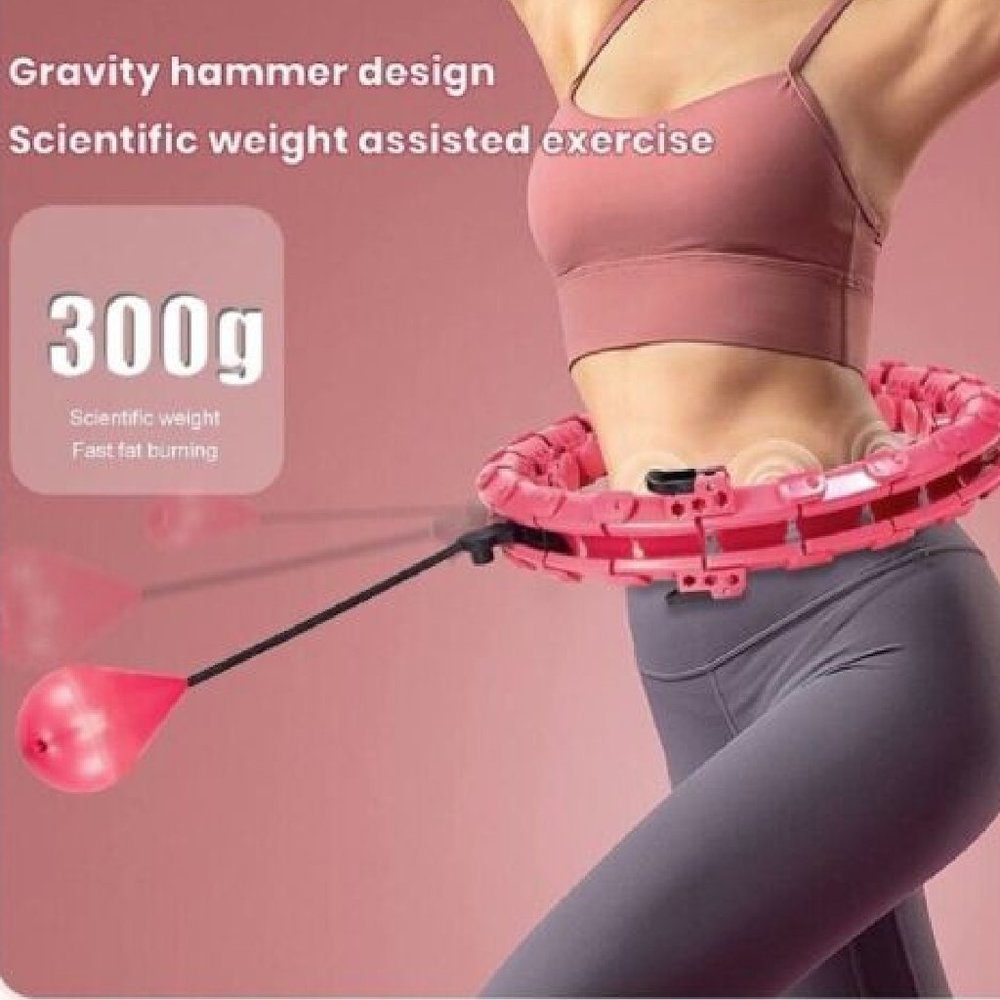 Weighted Smart Fitness Hoop,24 Detachable Knots Abdomen Fitness Weight Loss - Picture 6 of 6